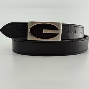 Hartman Leather Black Leather Belt Contemporary‎ 36/38